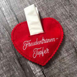 Stickdatei - Freudentränen-Tupfer Hülle ITH